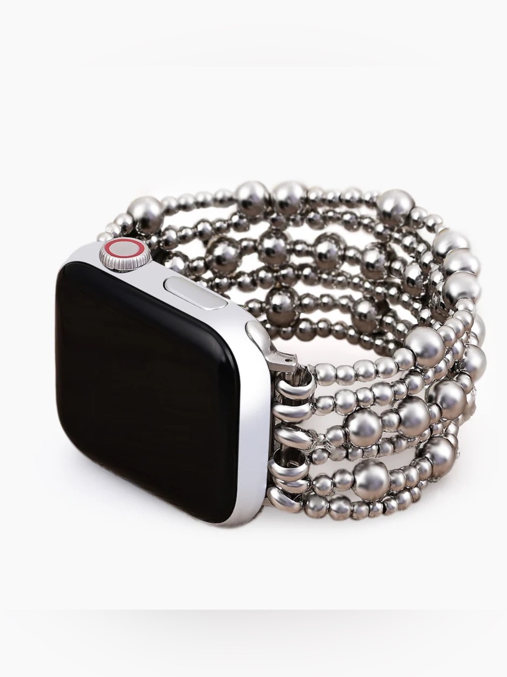 NWOT Cape Diablo Platinum Demure Stretch Apple Watch Strap